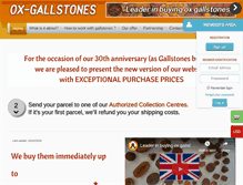 Tablet Screenshot of ox-gallstones.com